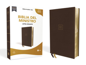 RVR60, Biblia del Ministro, Letra gigante, Leathersoft, Café, Palabras de Jesús en Rojo, Comfort Print (Spanish Edition) by Vida, RVR 1960- Reina Valera 1960, 9780829770612