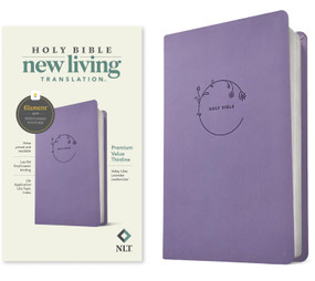 NLT Premium Value Thinline Bible, Filament Enabled (LeatherLike, Valley Lilies Lavender) by New Living Translation, Tyndale, 9798400518621