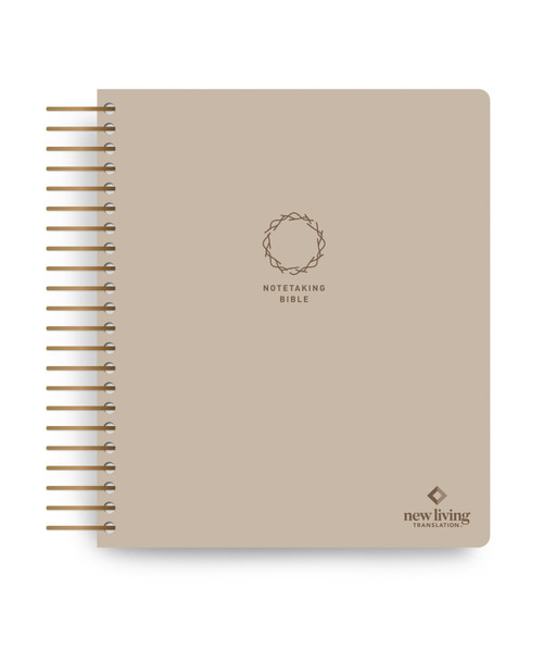 NLT Spiral-Bound Notetaking Bible, Filament Enabled (Hardcover, Classic Tan) by Tyndale, New Living Translation, 9798400525988