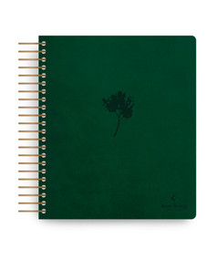 NLT Spiral-Bound Notetaking Bible, Filament Enabled (Hardcover LeatherLike, Forest Green) by Tyndale, New Living Translation, 9798400526008