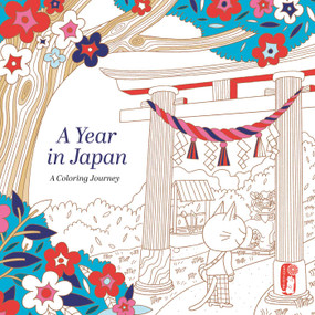 A Year in Japan (A Coloring Journey) by Andrews McMeel Publishing, 9798881613068