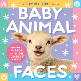 Baby Animal Faces (A Tummy Time, High Contrast, Accordion Board Book with Mirror for infants) by Little Bee Books, 9781499821628