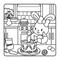 The Cuddly Spring Coloring Book by Gaynor Carradice, 9781507227954