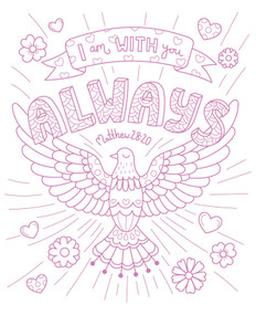 ColorWorld: Love and Light! (with 30 stickers and 32 Christian Coloring Pages) by Felicity French, 9781667214016