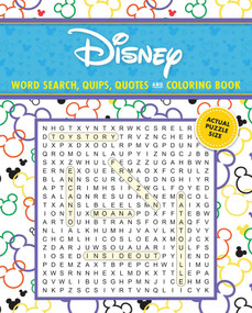 Disney Word Search, Quips, Quotes and Coloring Book by Editors of Thunder Bay Press, 9781667214481