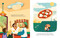 One Pizza to Go! (A Funny Picture Book About a Pizza That Won't Come Down) by Lisa Rao, Carole Chevalier, 9781685553357