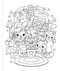 K-Pop Kitties (A Purrfectly Cute Kawaii Coloring Book) by K. Camero, 9781965636787