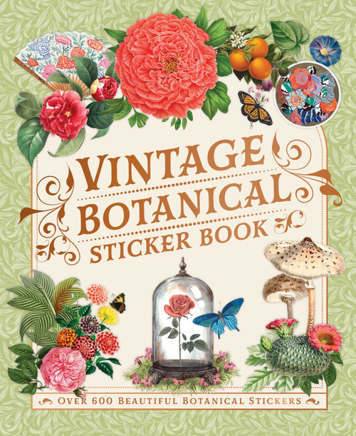 Vintage Botanical Sticker Book by Insight Editions, 9798337405292