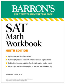 SAT Math Workbook: Practice for the Digital Exam (Barron's SAT Prep) Ninth Edition by Lawrence S. Leff, 9798349703560