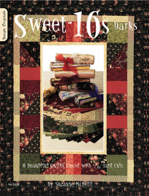 Sweet-16s Darks (6 Beautiful Quilts Pieced With 1/16 Yard Cuts) by Suzanne McNeill, 9781574216301