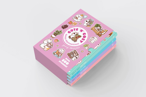 Cozy Collection: Little Sticker Book Boxed Set (Over 800 Stickers) by Zenny Albaneles, 9781837761685