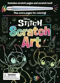 Disney Stitch: Scratch Art (with Scratch Tool and Coloring Pages) by Disney, IglooBooks, 9781805859680