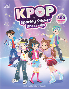 K-Pop Superstar Shimmer Sticker Dress Up by DK, 9798217496488