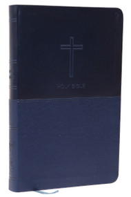NKJV, Value Thinline Bible, Blue Leathersoft, Red Letter, Comfort Print (Holy Bible, New King James Version) by Thomas Nelson, 9780718074463