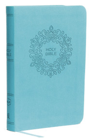 NKJV, Thinline Bible, Compact, Leathersoft, Blue, Red Letter, Comfort Print (Holy Bible, New King James Version) by Thomas Nelson, 9780718075514