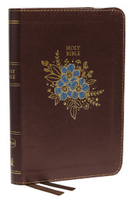 NKJV, Thinline Bible, Compact, Leathersoft, Burgundy, Red Letter, Comfort Print (Holy Bible, New King James Version) by Thomas Nelson, 9780718075552