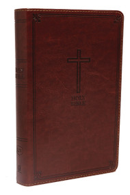 KJV Holy Bible: Deluxe Gift, Brown Leathersoft, Red Letter, Comfort Print: King James Version by Thomas Nelson, 9780718097868