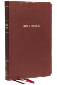 KJV Holy Bible: Thinline, Burgundy Leathersoft, Red Letter, Comfort Print: King James Version (Holy Bible, King James Version) by Thomas Nelson, 9780718098247