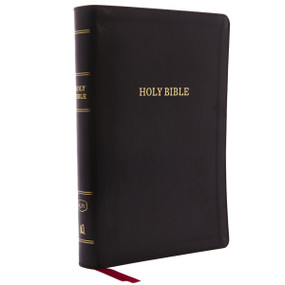 KJV Holy Bible: Giant Print with 53,000 Cross References, Deluxe Black Leathersoft, Red Letter, Comfort Print (Thumb Indexed): King James Version by Thomas Nelson, 9780785215424