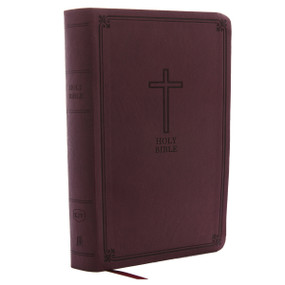 KJV Holy Bible: Personal Size Giant Print with 43,000 Cross References, Burgundy Leathersoft, Red Letter, Comfort Print: King James Version by Thomas Nelson, 9780785215523