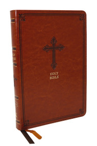 KJV Holy Bible: Thinline, Brown Leathersoft, Red Letter, Comfort Print: King James Version (Holy Bible, King James Version) by Thomas Nelson, 9780785226000