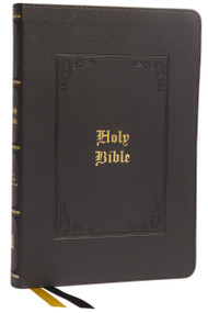 KJV Holy Bible: Large Print Thinline, Black Leathersoft, Red Letter, Comfort Print: King James Version by Thomas Nelson, 9780785241898