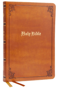 KJV Holy Bible: Large Print Thinline, Tan Leathersoft, Red Letter, Comfort Print: King James Version by Thomas Nelson, 9780785241928