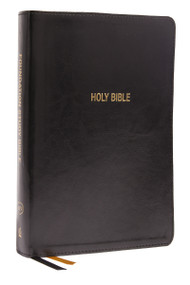 KJV, Foundation Study Bible, Large Print, Leathersoft, Black, Red Letter, Comfort Print (Holy Bible, King James Version) by Thomas Nelson, 9780785260196