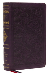 NKJV, Personal Size Reference Bible, Sovereign Collection, Leathersoft, Purple, Red Letter, Thumb Indexed, Comfort Print by Thomas Nelson, 9780785265269