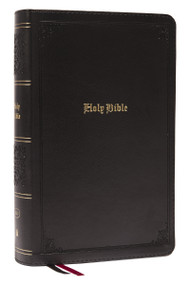 KJV Holy Bible: Large Print Single-Column with 43,000 End-of-Verse Cross References, Black Leathersoft, Personal Size, Red Letter, Comfort Print: King.. by Thomas Nelson, 9780785291039