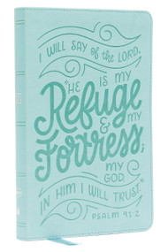 NKJV, Thinline Youth Edition Bible, Verse Art Cover Collection, Turquoise Leathersoft, Red Letter, Comfort Print (Holy Bible, New King James Version) by Thomas Nelson, 9780785291503