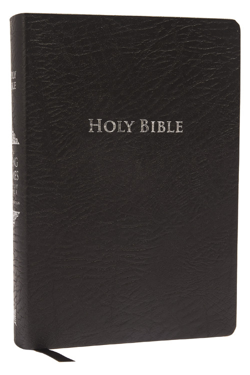 KJV Study Bible, Large Print, Bonded Leather, Black, Red Letter (Second Edition) by Thomas Nelson, 9781401679569