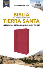 RVR60, Santa Biblia, Tierra Santa, Letra grande, Leathersoft, Fucsia, con Cierre, Palabras de Jesús en Rojo, Comfort Print (Spanish Edition) by Vida, RVR 1960- Reina Valera 1960, 9780829772142