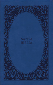 RVR60, Santa Biblia,Tierra Santa, Letra grande, Leathersoft, Azul, con Cierre, Palabras de Jesús en Rojo, Comfort Print (Spanish Edition) by Vida, RVR 1960- Reina Valera 1960, 9780829772173