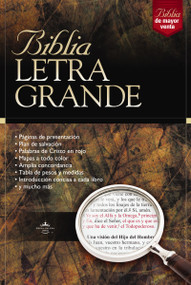 RVR60, Santa Biblia, Letra grande, Leatherflex, Negro, Palabras de Jesús en Rojo (Spanish Edition) by RVR 1960- Reina Valera 1960, 9780899227085