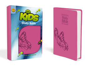 KJV, Kids Study Bible, Leathersoft, Pink by Lawrence O. Richards, 9780310747918