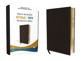 NIV/RVR60, Bilingual Bible, Leather-Look, Black / NIV/RVR60, Biblia Bilingüe, Imitación piel, Negro by Zondervan, 9780829762990