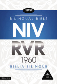 NIV/RVR60, Bilingual Bible, Leather-Look, Black, Thumb Indexed / NIV/RVR60, Biblia Bilingüe, Imitación piel, Negro, con Índice by Zondervan, 9780829763003