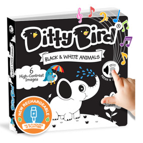 Ditty Bird | Interactive Sensory White and Black Sound book for babies 6 - 18 months | Infant books for Tummy time by Ditty Bird, 9781919650043