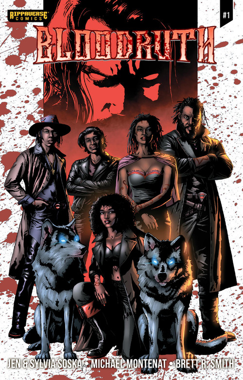 Bloodruth #1 by Jen Soska, Sylvia Soska, Michael Montenat, Brett R. Smith, The Invisible Art Studio, 9781965590065