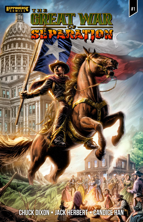 The Great War of Separation #1 by Chuck Dixon, Jack Herbert, Candice Han, The Invisible Art Studio, 9781965590249