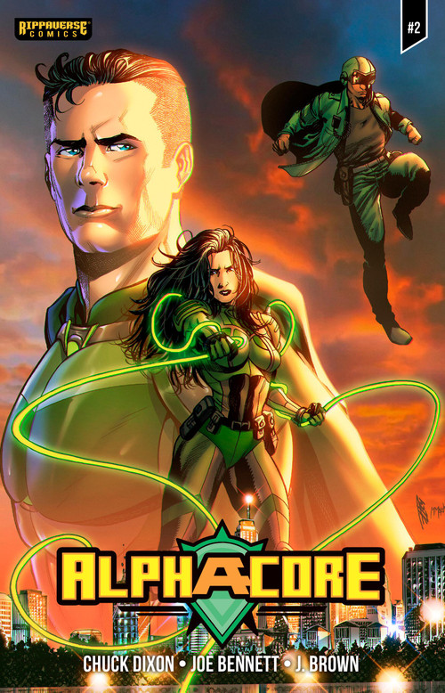 Alphacore #2 by Chuck Dixon, Joe Bennett, Fabio Jansen, J. Brown, The Invisible Art Studio, 9781971084008