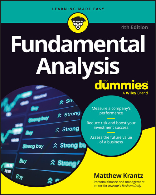 Fundamental Analysis For Dummies by Matthew Krantz, 9781394470945