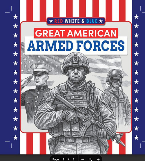 Red, White and Blue: Great American Armed Forces by Wonder House Books, 9789370890961