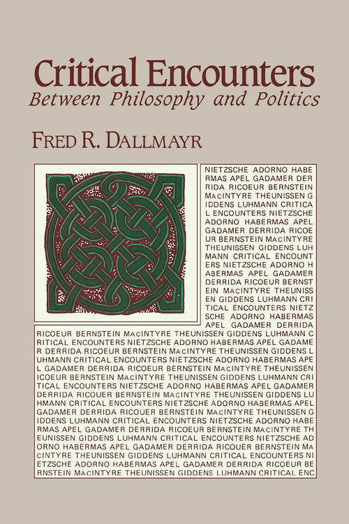 Critical Encounters (Between Philosophy and Politics) by Fred Dallmayr, 9780268007744