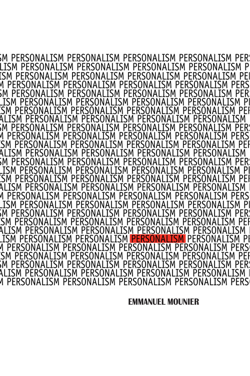 Personalism by Emmanuel Mounier, 9780268004347