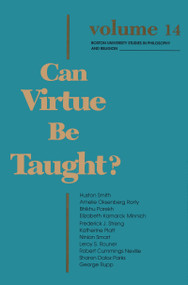 Can Virtue Be Taught? by Barbara Darling-Smith, 9780268008079