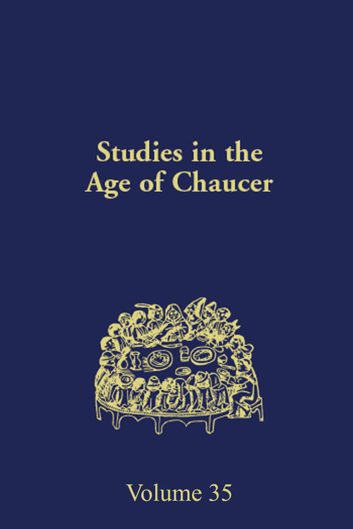 Studies in the Age of Chaucer (Volume 35) by David Matthews, 9780933784383
