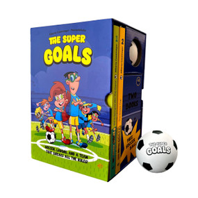 The Super Goals Box Set: 2 books + Soccer ball by Alberto Casamayor, Pepe Palma, Josep "Kako" Carrasco, 9788419898951