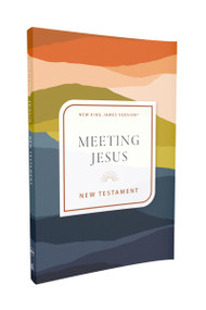 NKJV Meeting Jesus New Testament, Paperback, Red Letter, Comfort Print by Thomas Nelson, 9781400357000